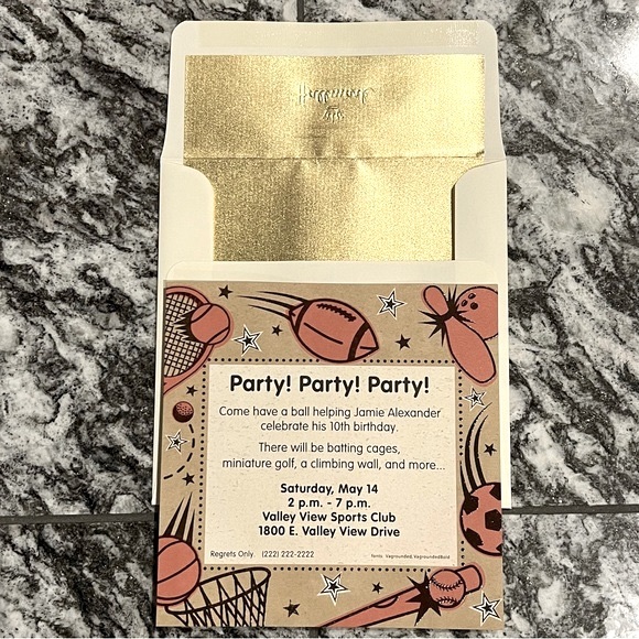 Hallmark Invitations & Announcements for Printer & Pen - Picture 3 of 9